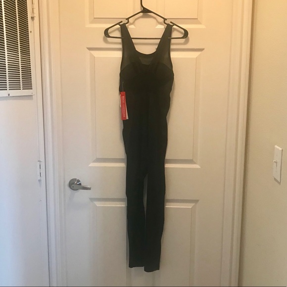 GOOD AMERICAN MIXED MESH TRAINING JUMPSUIT-NWT - Picture 5 of 7